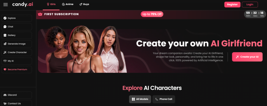 Candy AI: Meet Your AI Girlfriend, Transform Your Romantic Experience With AI Love in 2024 3 candy AI